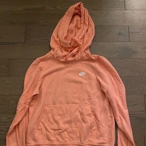 Coral Nike Cowel Neck Sweatshirt